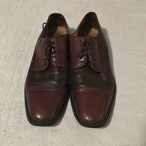 Johnson & Johnson Dual Toned Square Toed Dress Shoes